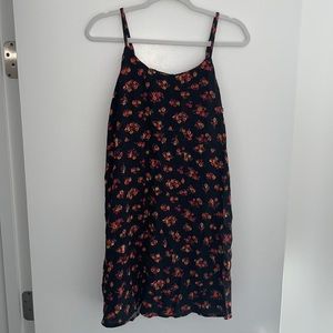 Max Studio NWT Black Floral Mini Dress with Spaghetti straps | XS